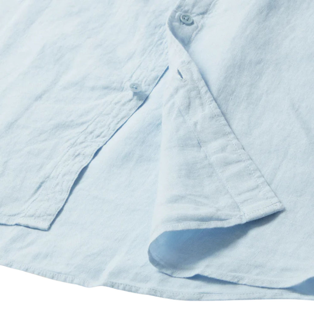 Belstaff Scale Short Sleeve Shirt - Sky Blue