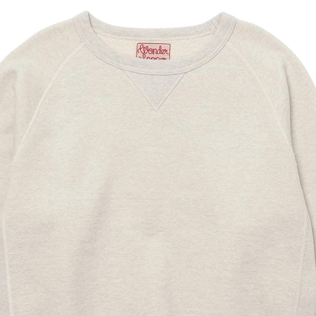 Wonder Looper Double Heavyweight French Terry Pullover Crewneck - Oatmeal