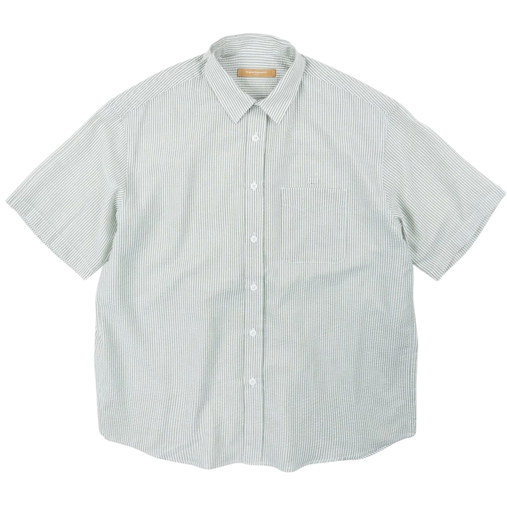 FrizmWORKS OG Stripe Seersucker Shirt - Green