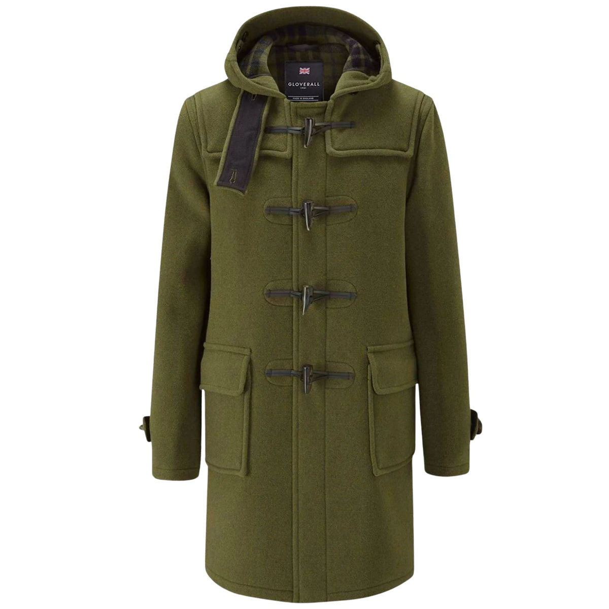 Gloverall Morris Duffle Coat -  Loden Check
