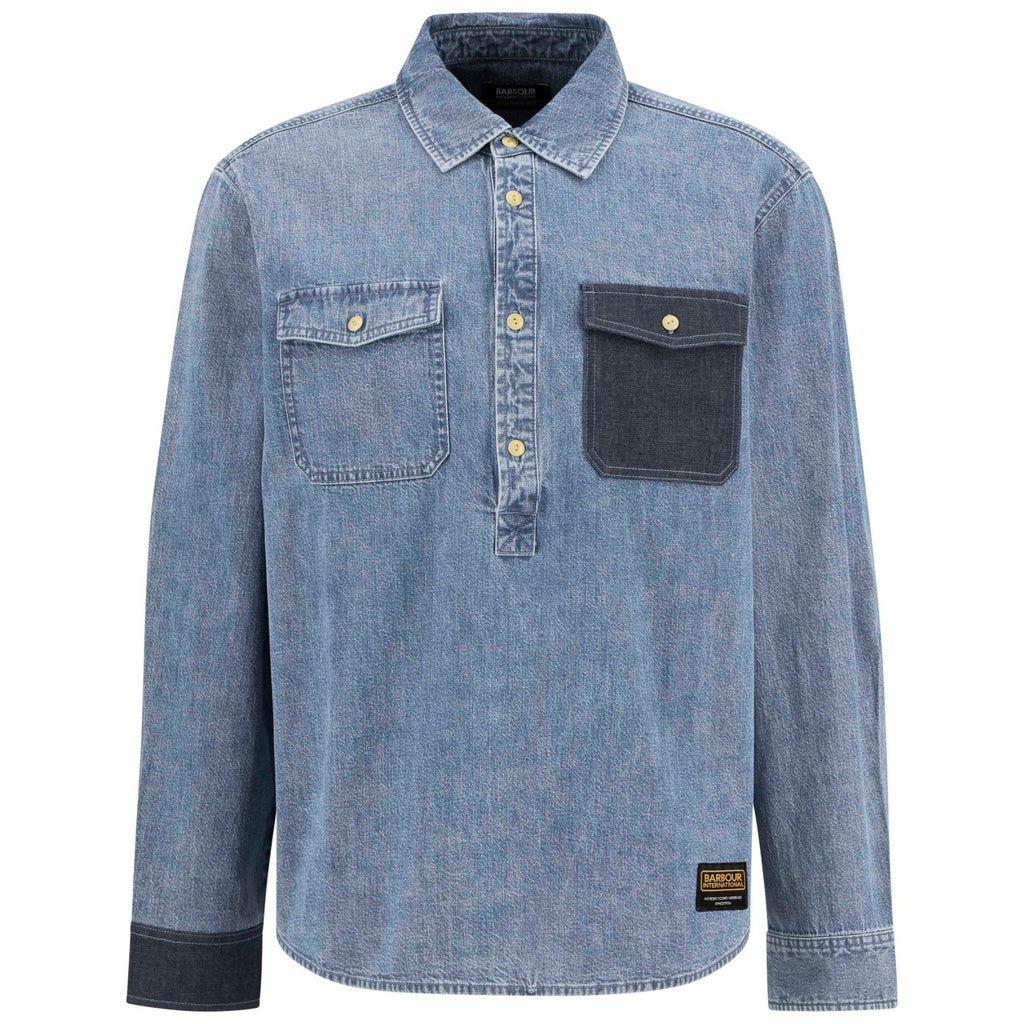 Chopper Denim Shirt - Washed Indigo