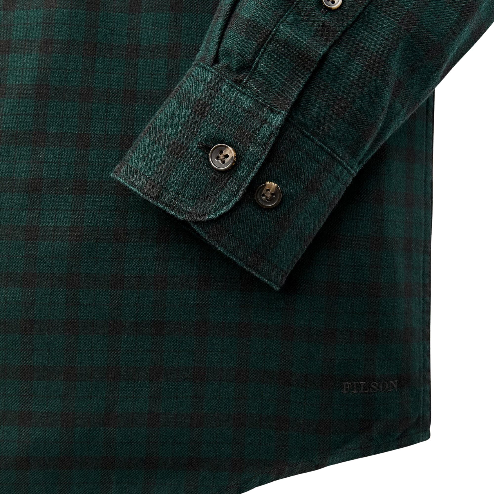 Filson Alaskan Guide Shirt - Pine/Black Plaid