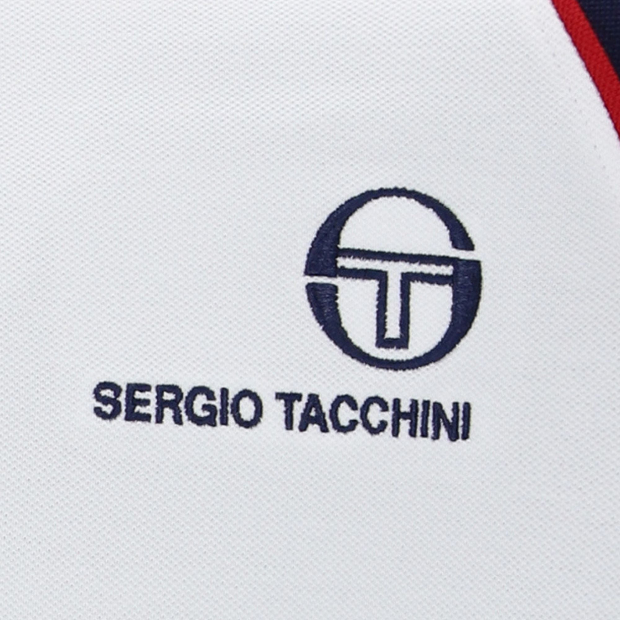 Sergio Tacchini Cortona Polo Shirt - White/Blue