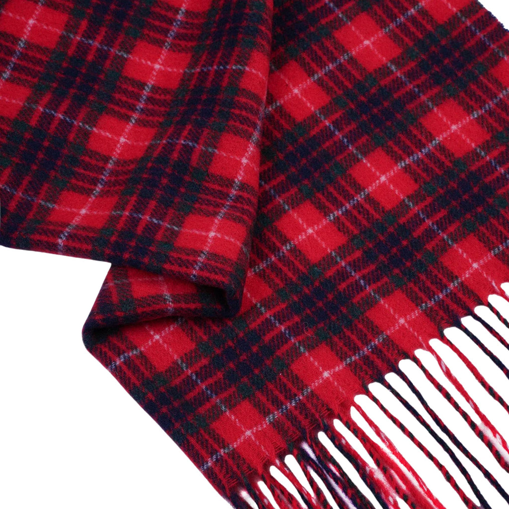 Baracuta Tartan Scarf - Red Fraser