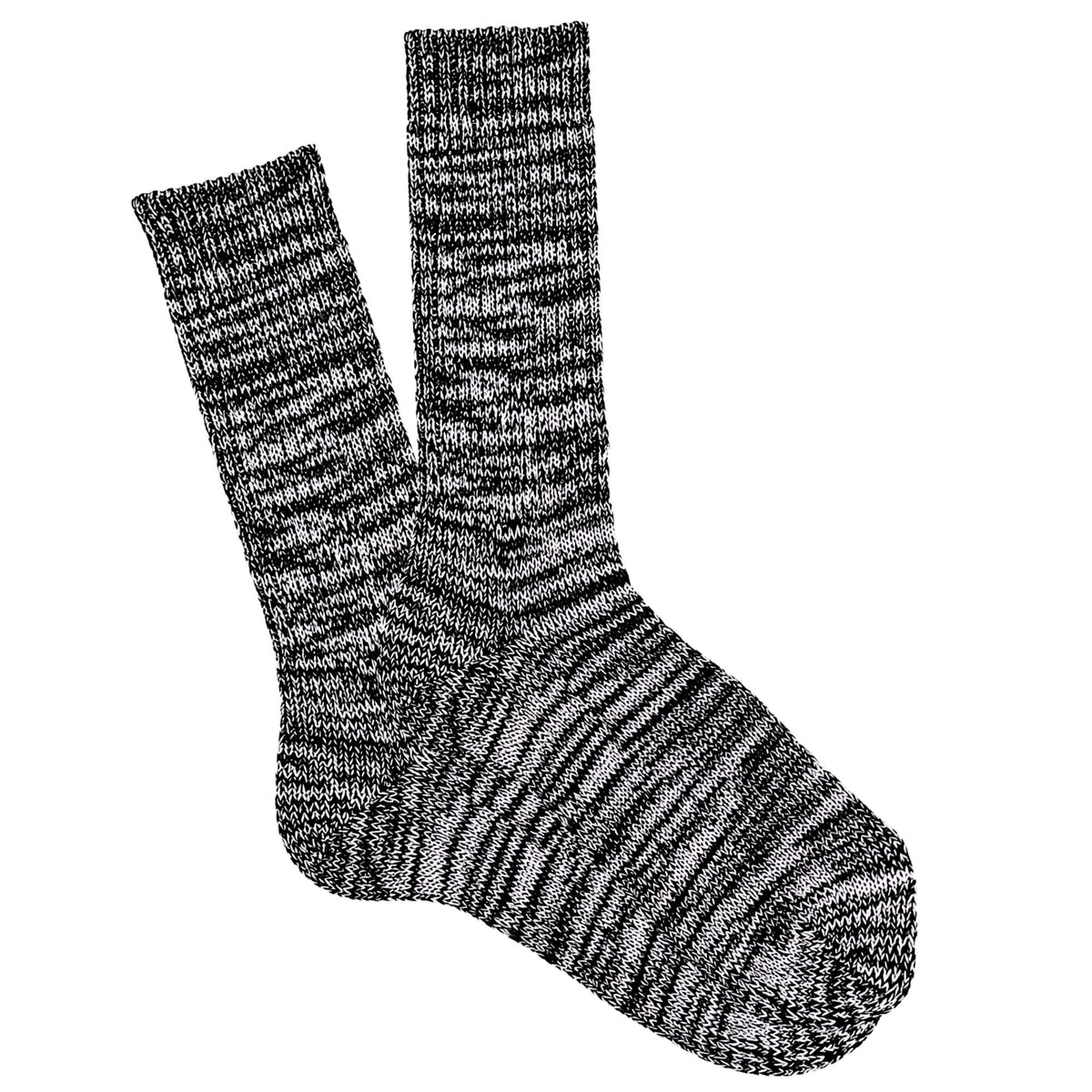 Anonymous Ism 5 Colour Mix Crew Sock - Black
