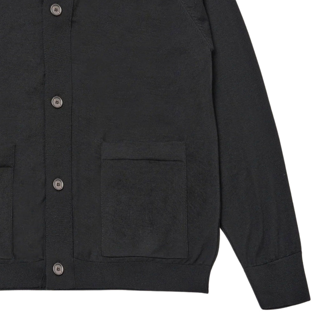 Universal Works Loose Cardigan II Merino - Charcoal