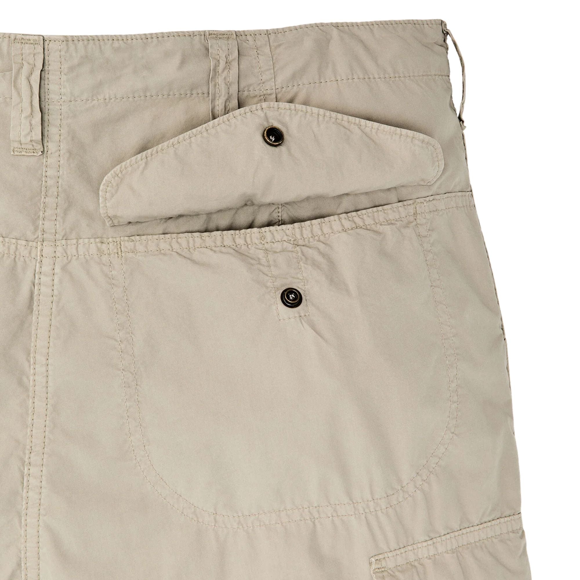 Tropical Poplin Cargo Shorts - Dried Sage