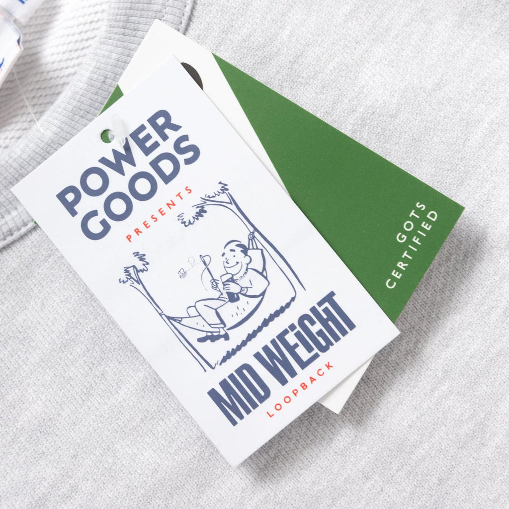 Loopback Crewneck - Ash