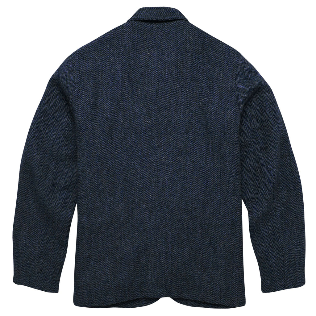 Universal Works Harris Tweed OG Bakers Jacket - Blue/Black