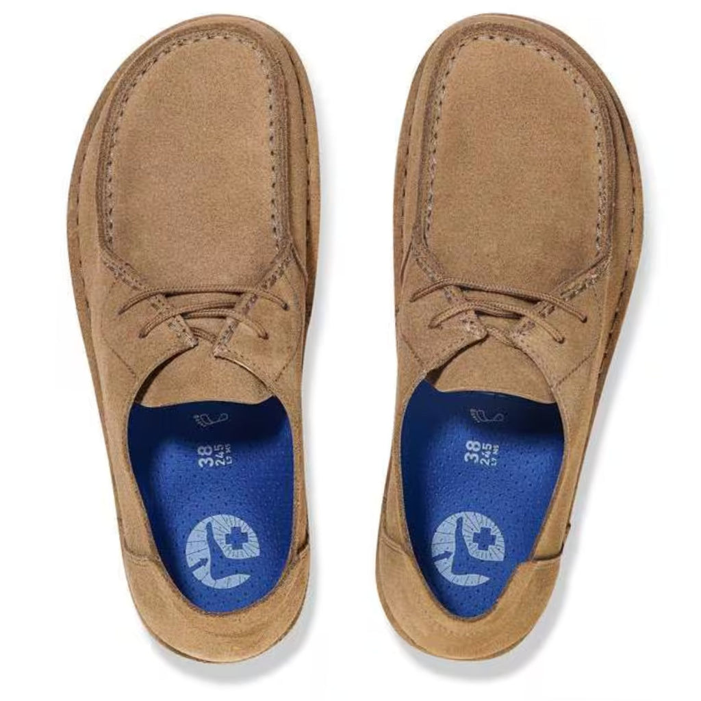 Birkenstock Utti Lace Shoes - Solid Grey Taupe