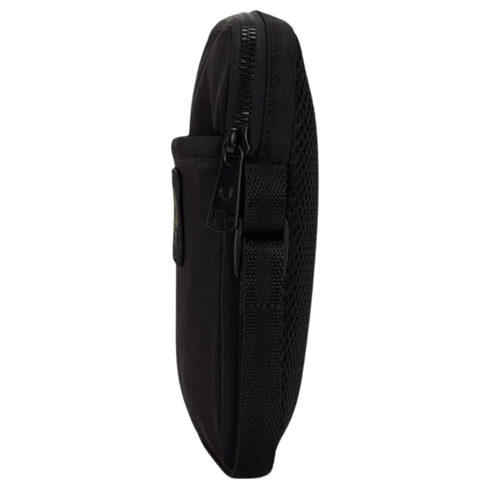 Fred Perry Crinkle Nylon Small Side Bag - Black