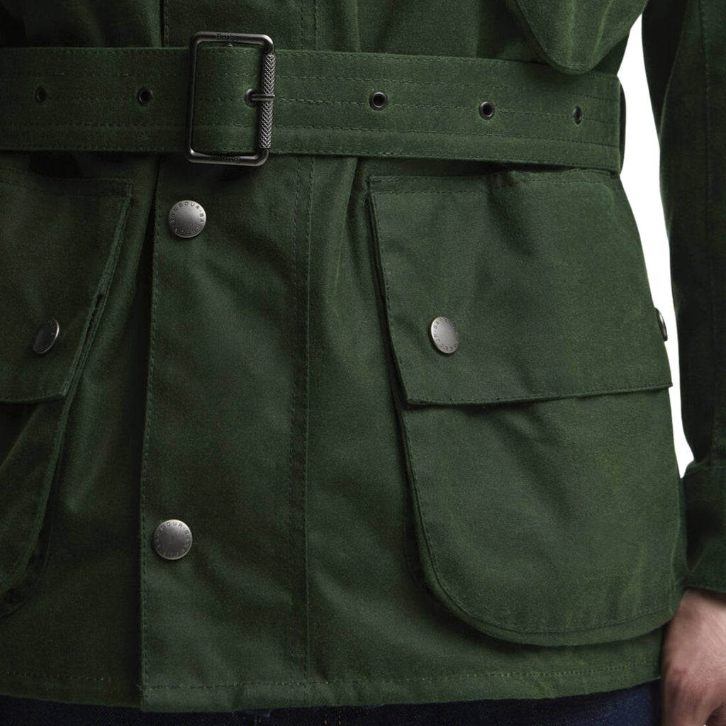 Barbour International Original Wax Jacket - Racing Green