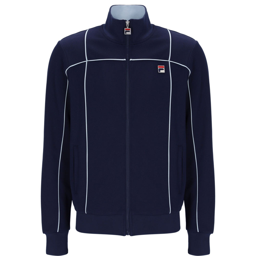 Fila Vintage Armando Piping Track Top - Fila Navy