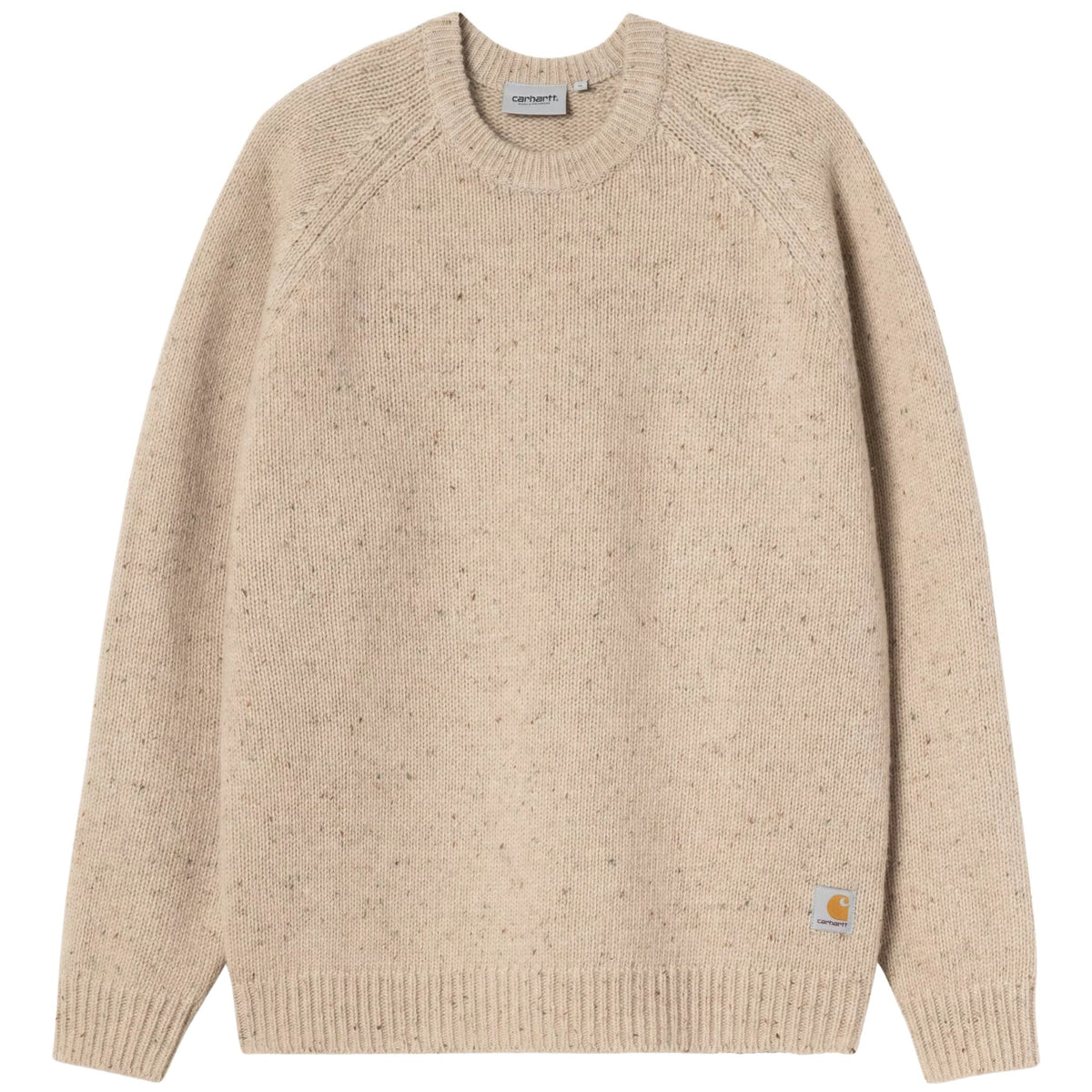 Carhartt WIP Anglistic Sweater - Speckled Fleur de Sel