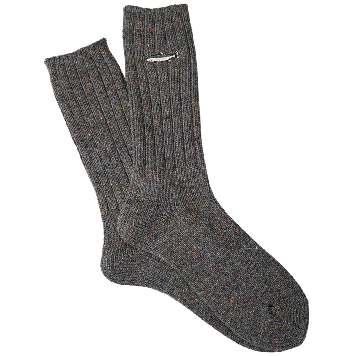 Anonymous Ism Trout Crew Socks - Grey