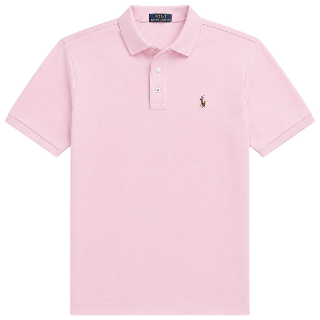 Polo Ralph Lauren Slim Fit Short Sleeve Polo Shirt - Pink