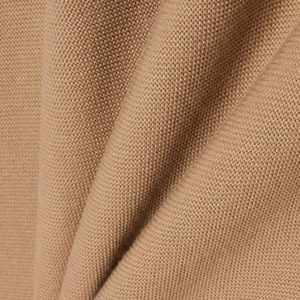Lacoste Classic Fit Long Sleeved Knitted Polo Shirt - Brown