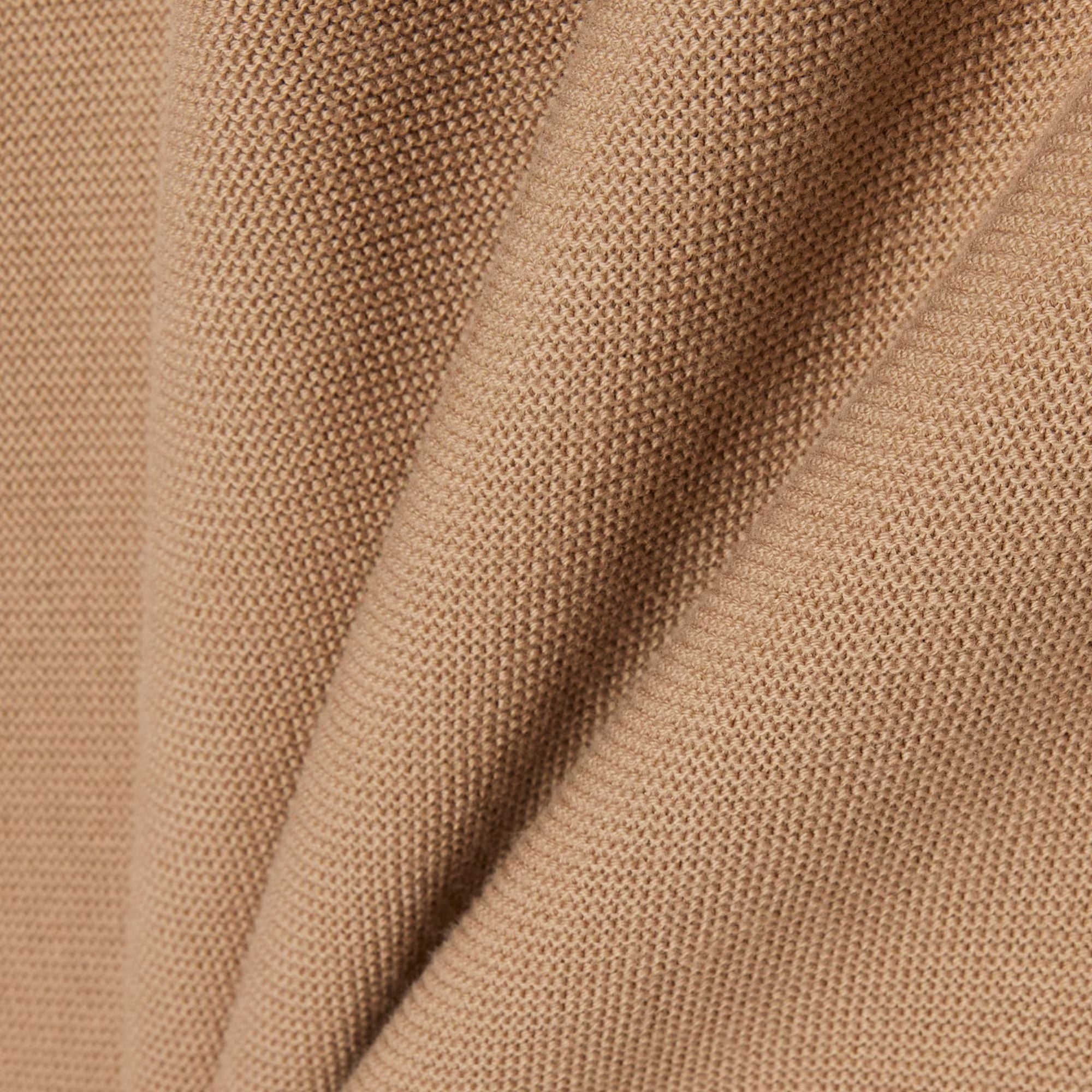 Lacoste Classic Fit Long Sleeved Knitted Polo Shirt - Brown