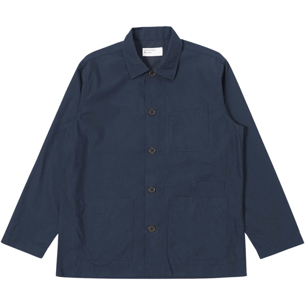 Universal Works Bakers Overshirt - Navy
