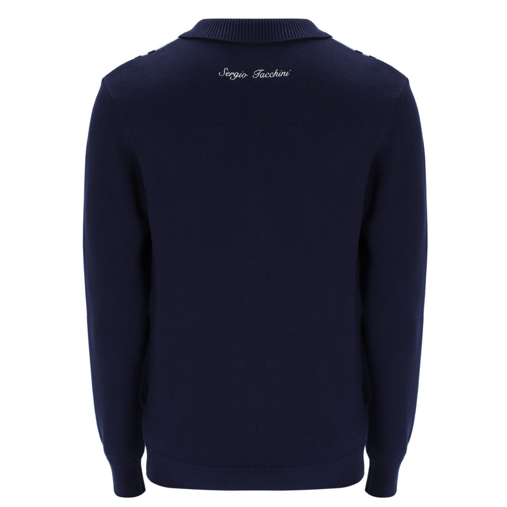 Sergio Tacchini Cipri Knit Cardigan - Maritime