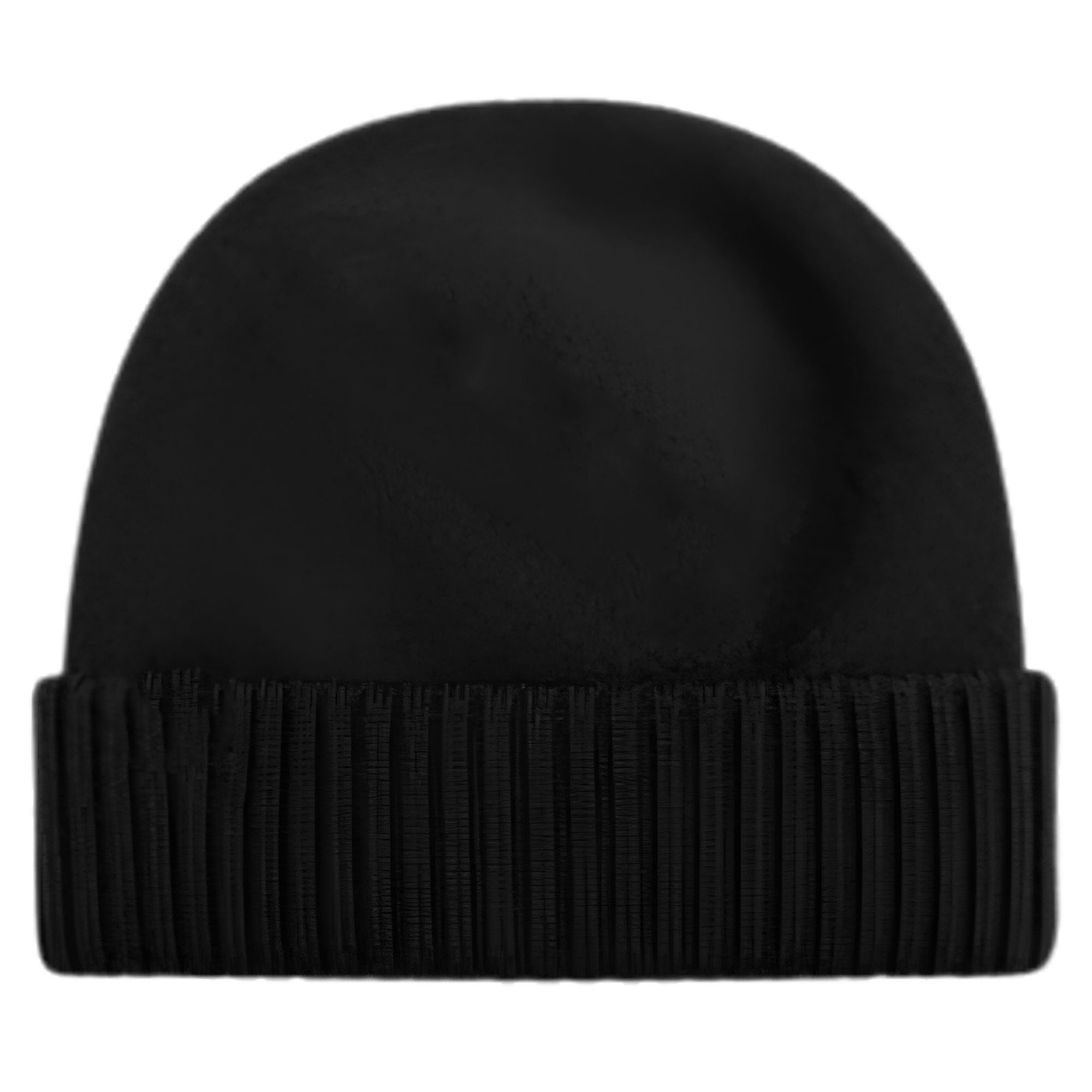 C.P Company Knit Cap Extrafine Merino Fleece - Black